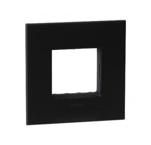 Legrand Arteor Graphite Cover Plate With Frame, 2 M, 5757 12